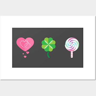 Love, Luck and Lollipops Posters and Art